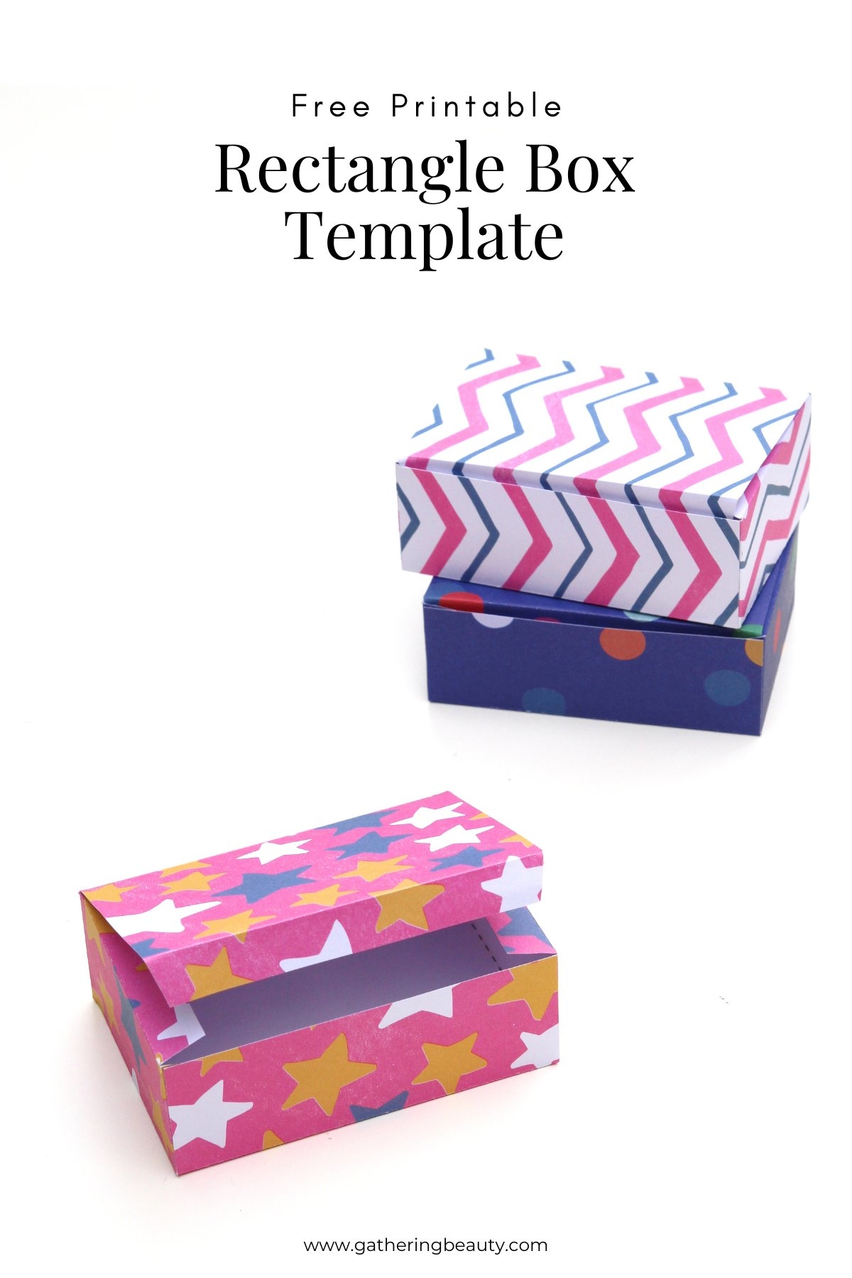 Rectangle Box Printable Template Gathering Beauty Rectangle Box Printable Template Gathering Beauty