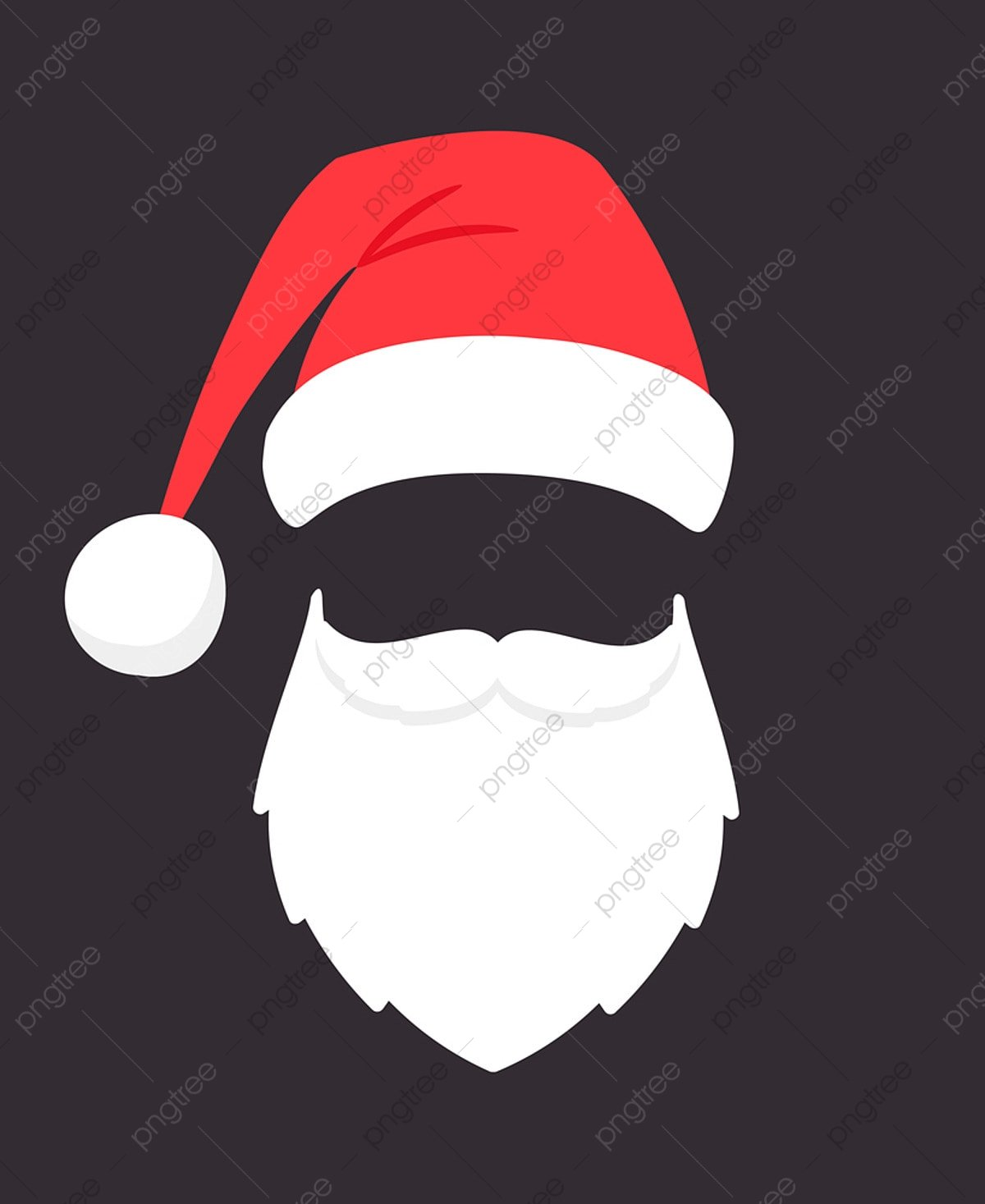 Santa Claus Face Vector PNG Images Santa Claus Mask Photo Face Happy Template Face PNG Image For Free Download