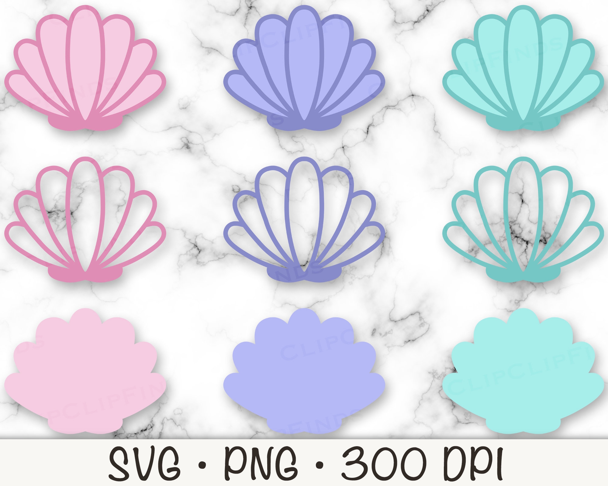 Shell Template Printable
