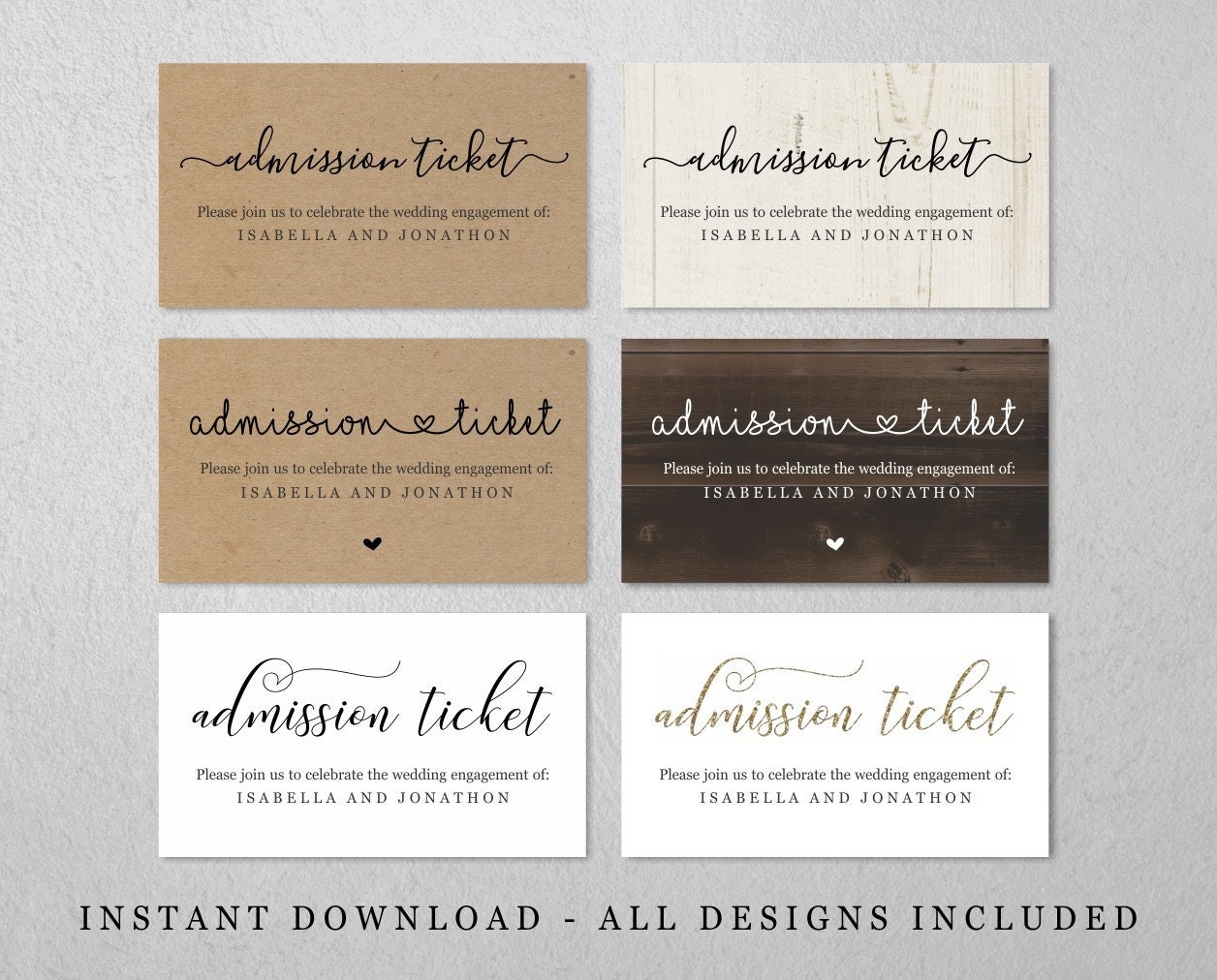Simple Admission Ticket Template Printable Party Event Prom Dance Entrance Coupon Voucher Kraft Paper Editable Instant Download File Simple Admission Ticket Template Printable Party Event Prom Dance Entrance Coupon Voucher Kraft Paper Editable Instant Download File