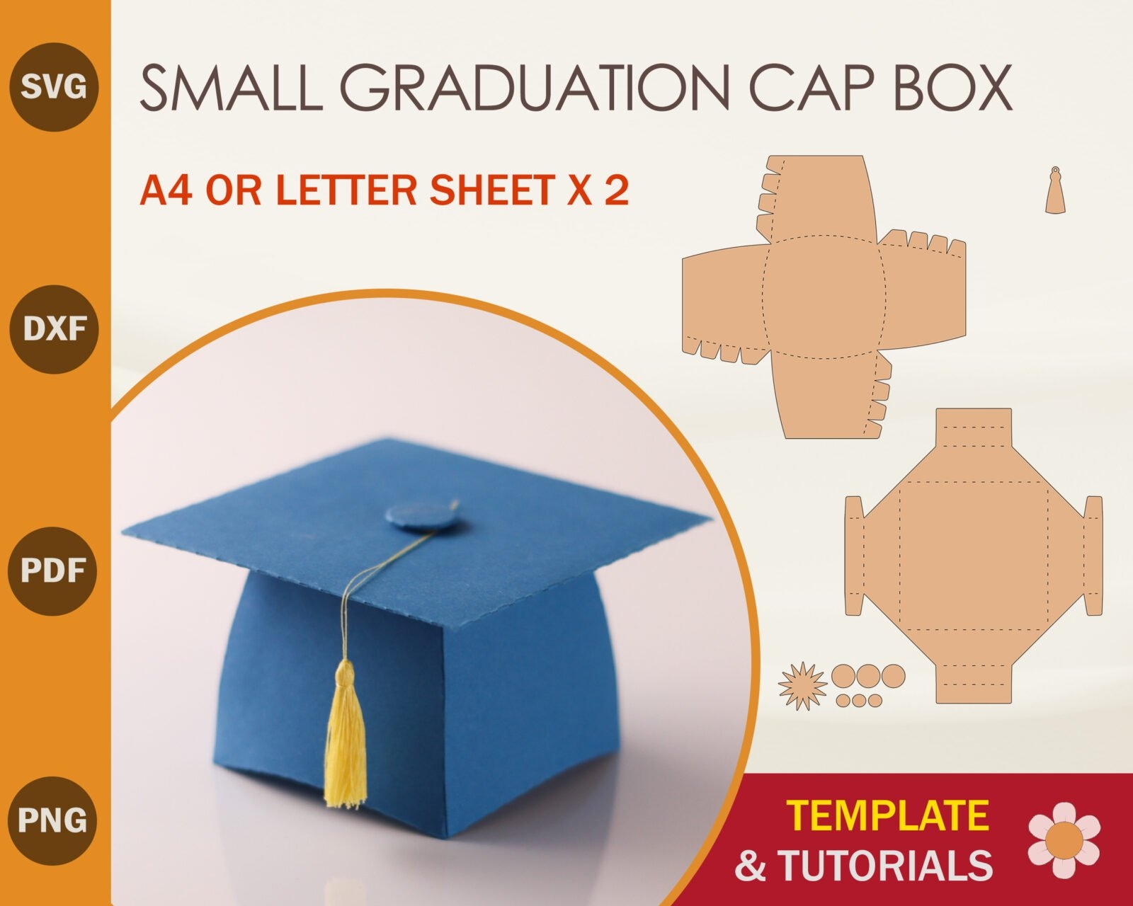 Graduation Hat Template Printable