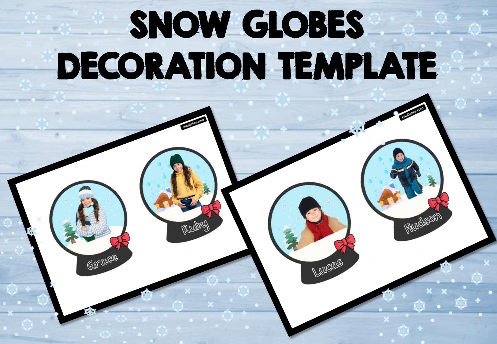 Snow Globe Template Free PDF Eduflakes Snow Globe Template Free PDF Eduflakes