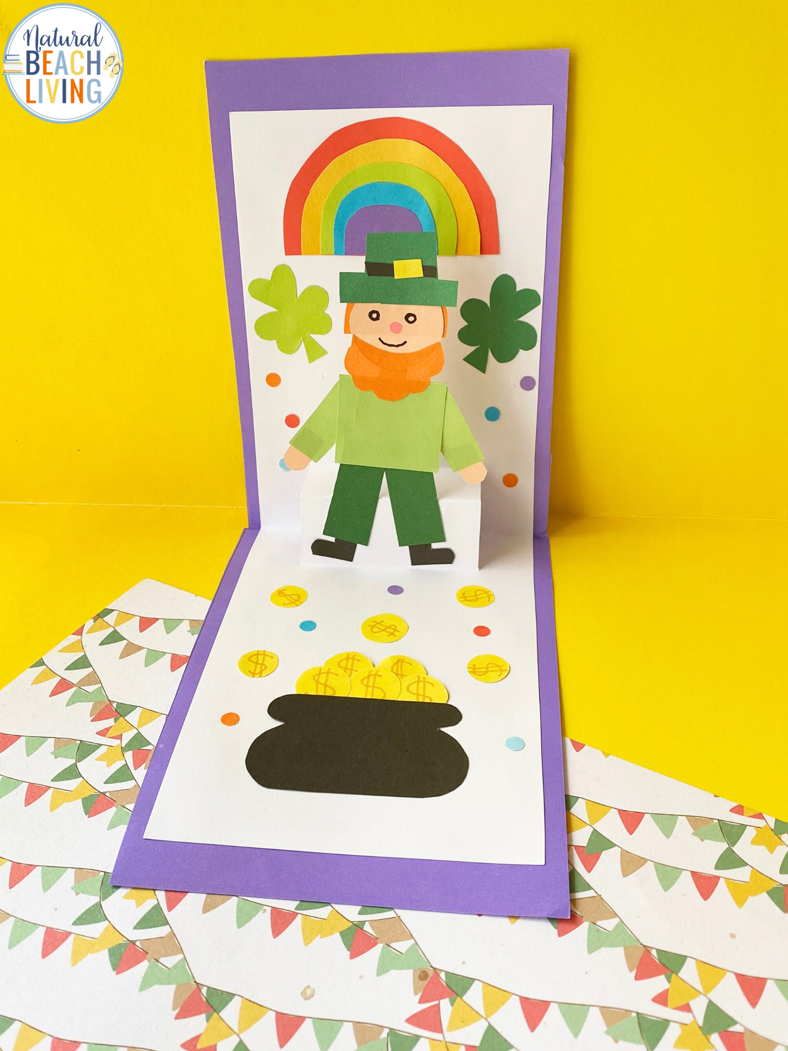 St Patrick s Day Leprechaun Craft Card With Free Templates Natural Beach Living St Patrick s Day Leprechaun Craft Card With Free Templates Natural Beach Living