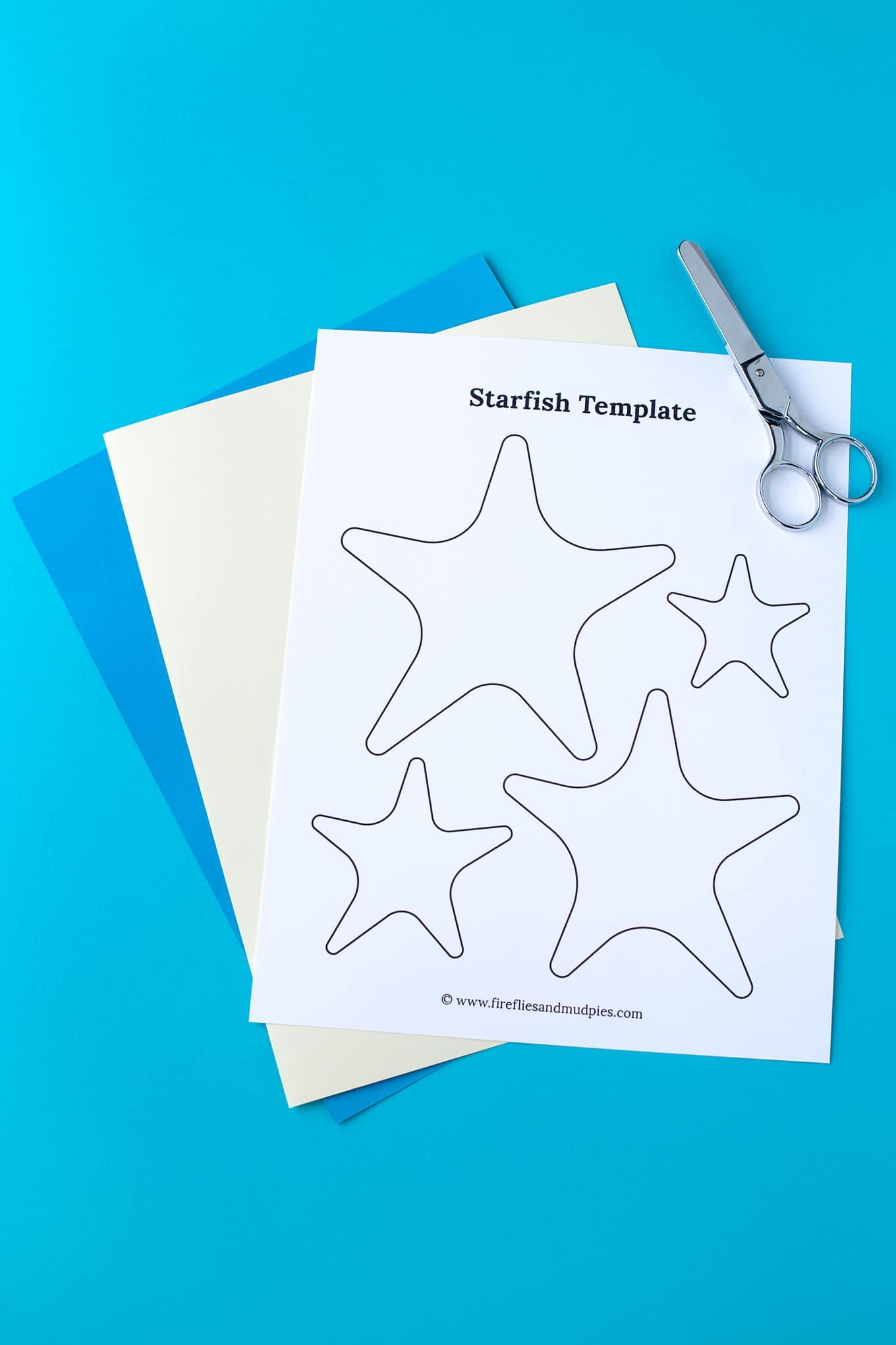 Starfish Template Printable Starfish Template Printable
