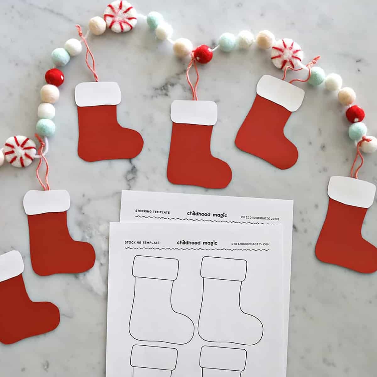 Stocking Template Free Printable Childhood Magic Stocking Template Free Printable Childhood Magic