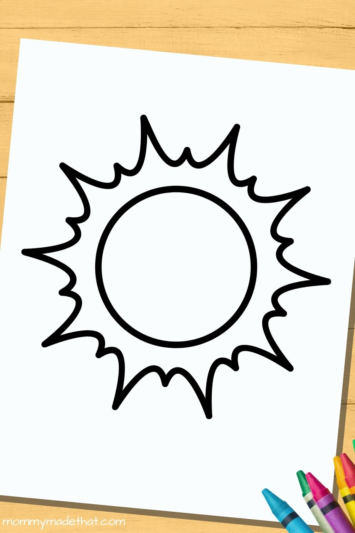 Sunshine Template Printable Sunshine Template Printable