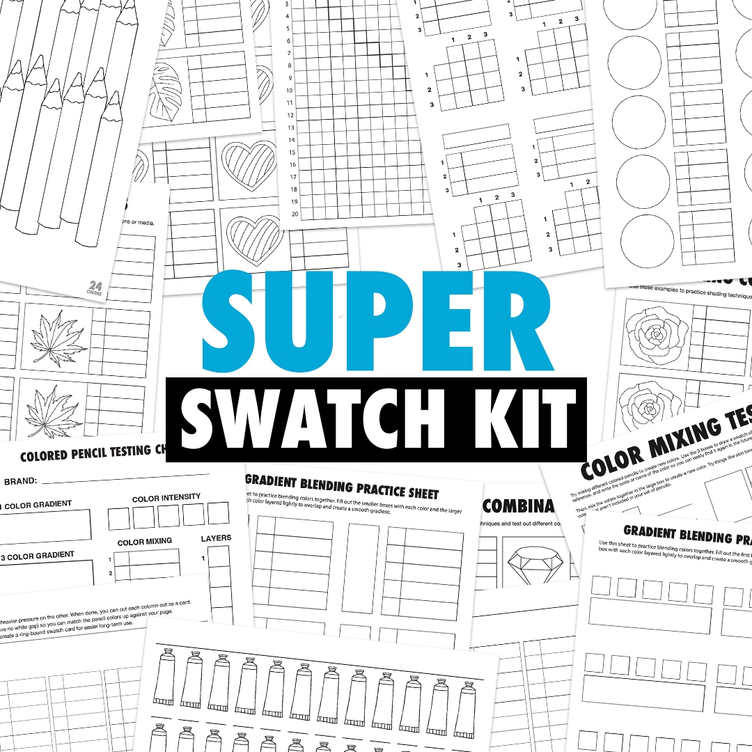 Super Swatch Kit 200 Pages Of Blank Swatch Cards Colour Combination Charts And Other Templates Super Swatch Kit 200 Pages Of Blank Swatch Cards Colour Combination Charts And Other Templates