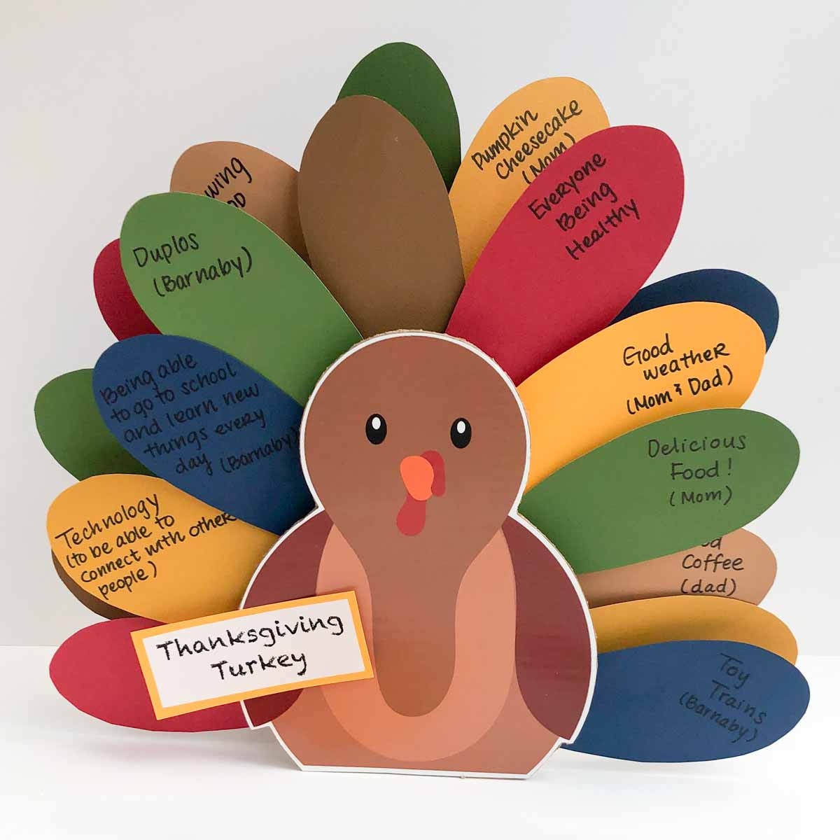 Thanksgiving Turkey Craft For Kids Free Printable MindyMakes Thanksgiving Turkey Craft For Kids Free Printable MindyMakes