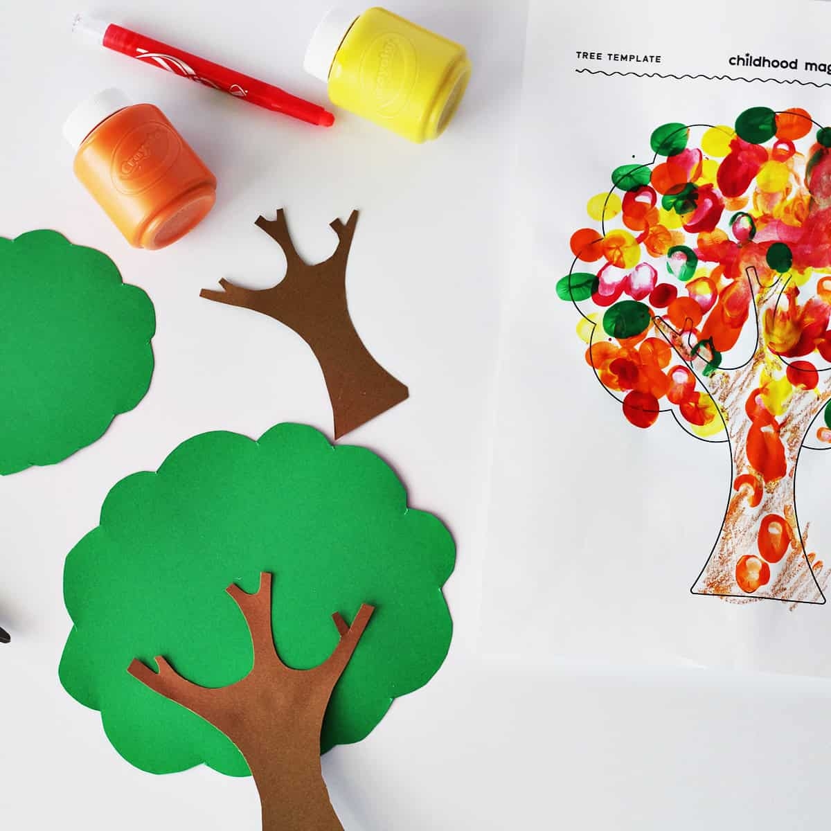 Tree Template Free Printable Childhood Magic Tree Template Free Printable Childhood Magic