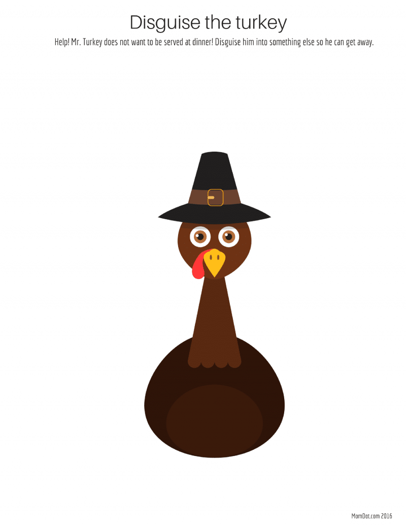 Turkey In Disguise Project Printable Fun IMAGINATIVE Play MomDot Turkey In Disguise Project Printable Fun IMAGINATIVE Play MomDot