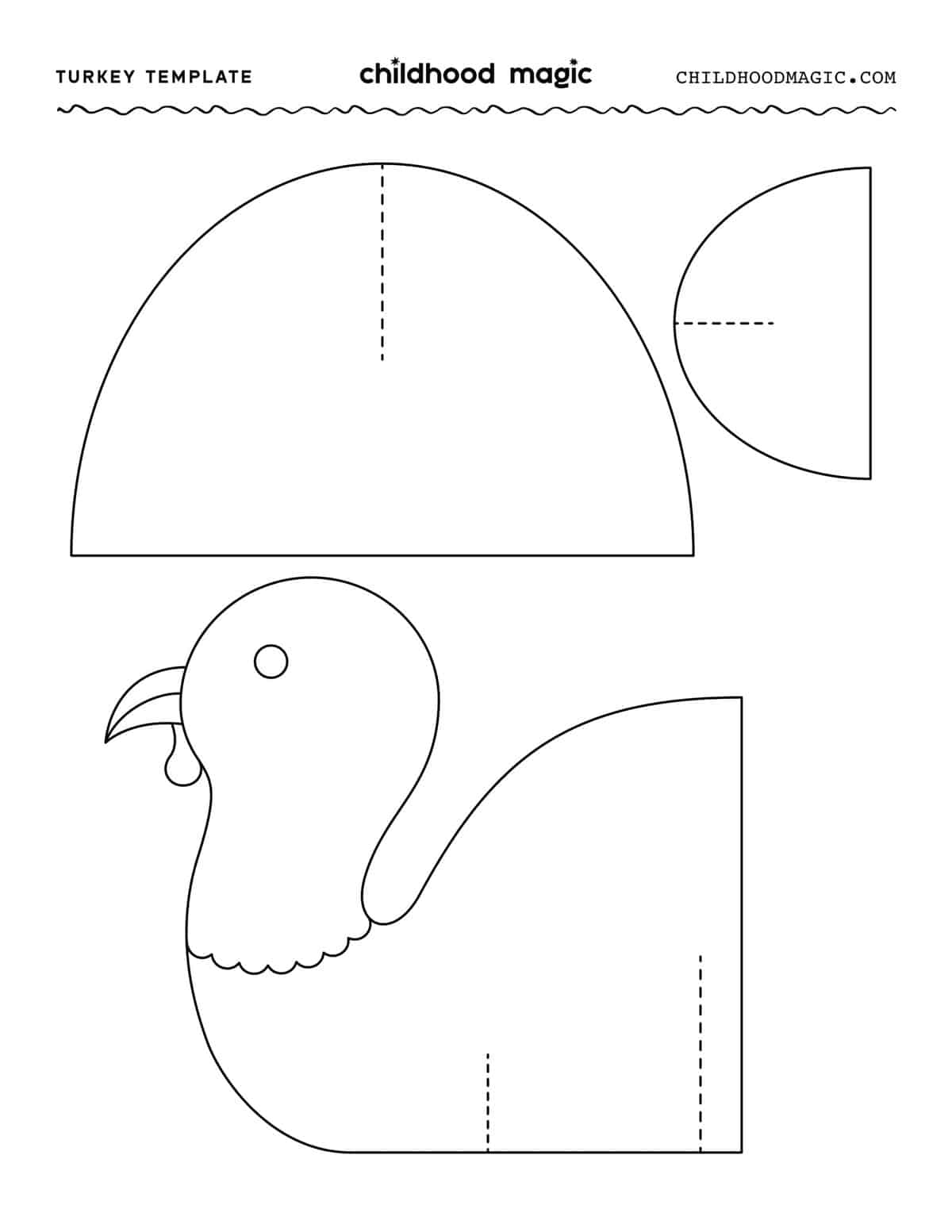 Turkey Template Free Printable Turkey Template Free Printable