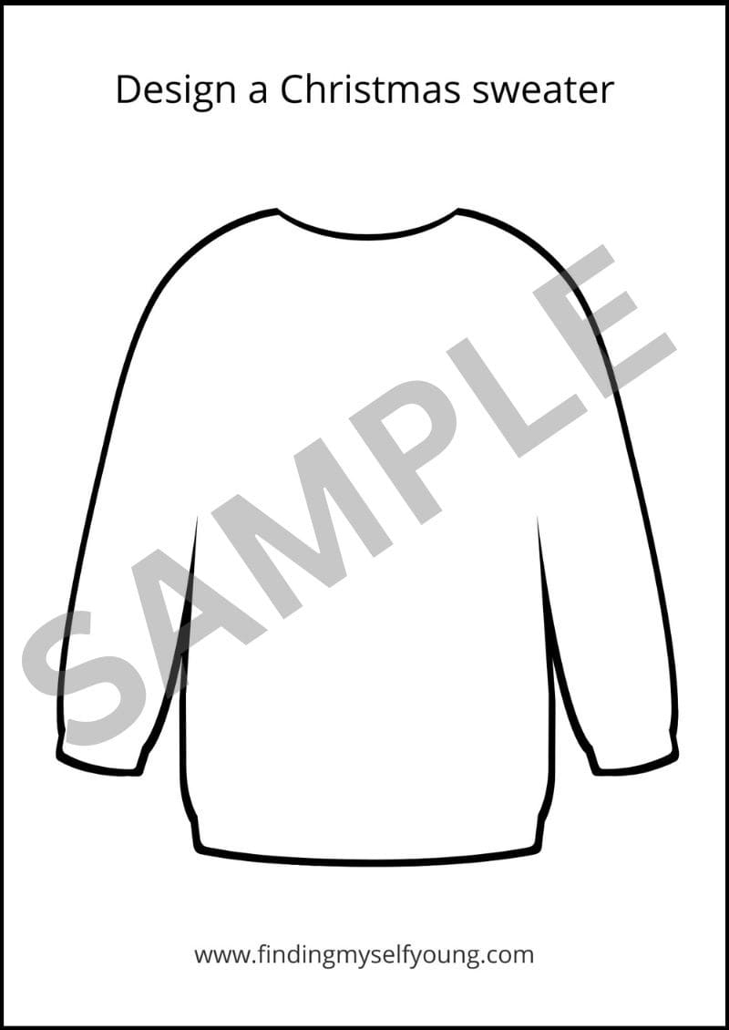 Ugly Christmas Sweater Collage Craft For Kids Finding Myself Young Ugly Christmas Sweater Collage Craft For Kids Finding Myself Young