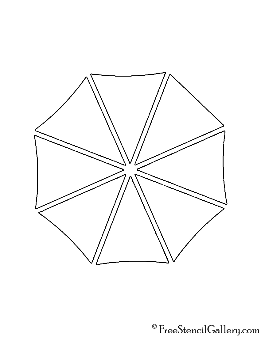 Umbrella Template Printable Umbrella Template Printable