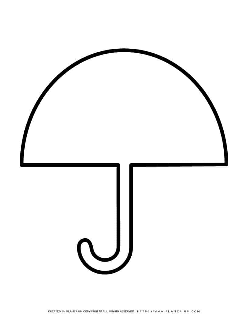 Umbrella Template Planerium Umbrella Template Planerium