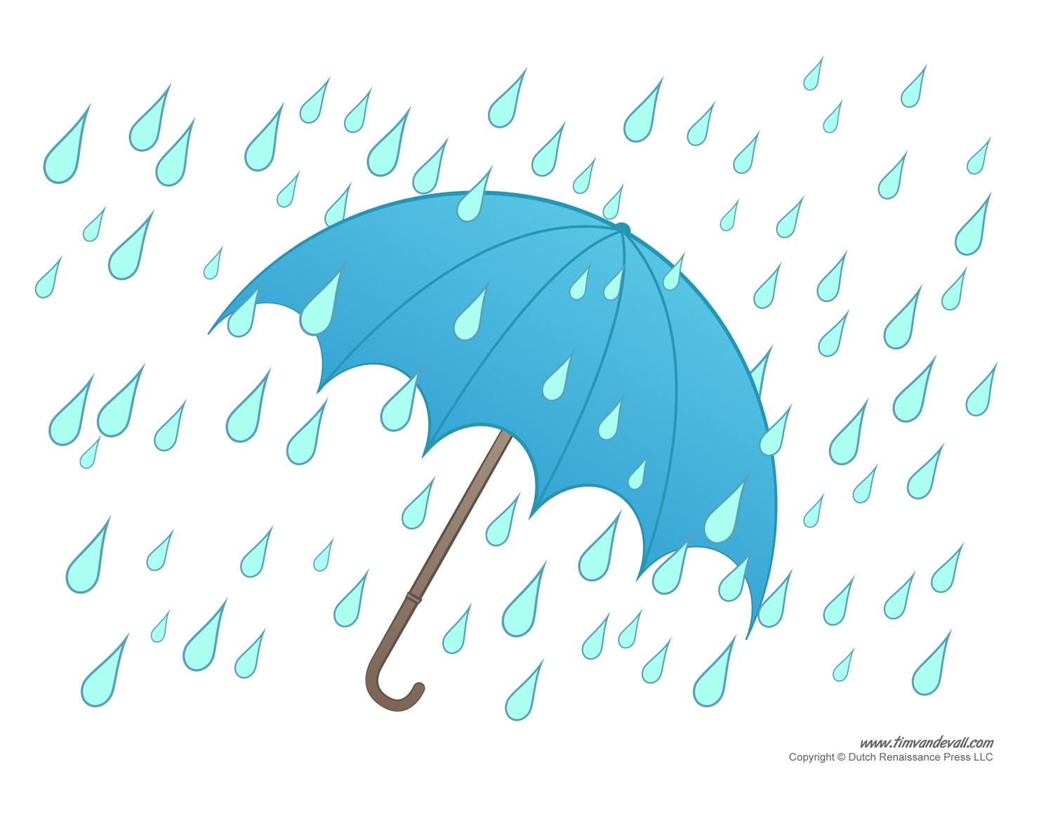 Printable Umbrella Template Printable Umbrella Template