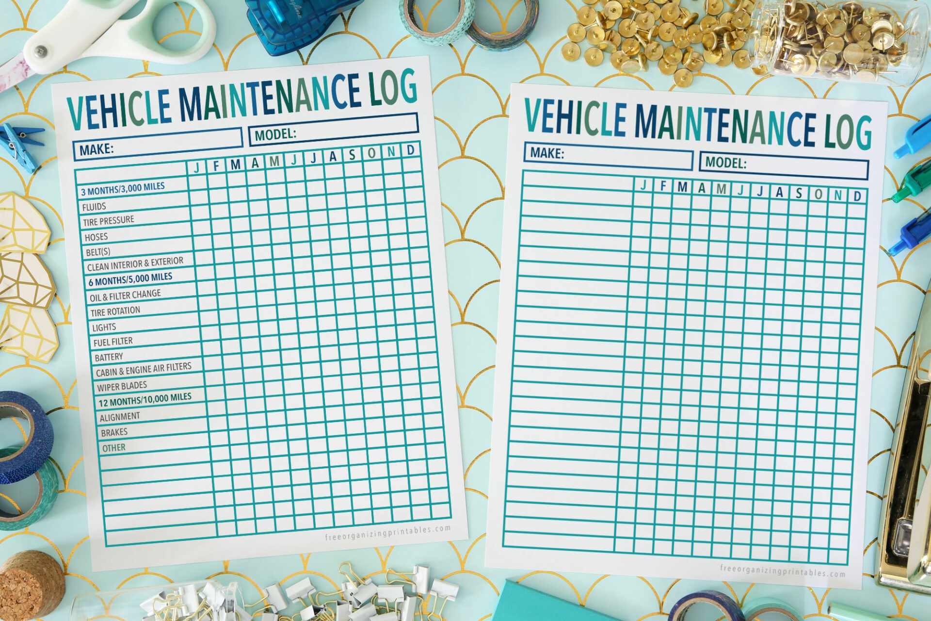 Printable Maintenance Log Template Printable Maintenance Log Template